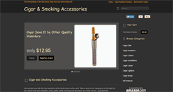 Desktop Screenshot of cigarsandsmokingaccessories.com